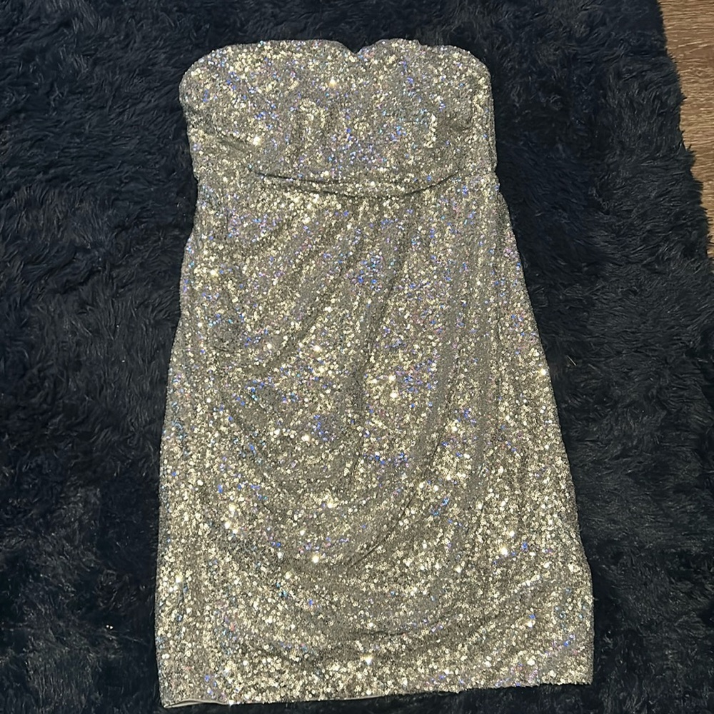 Sparkly silver dress, all purpose